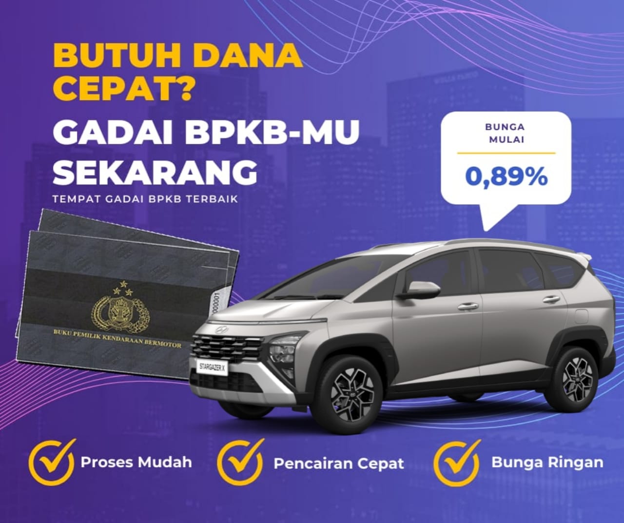 Pinjaman Dana Jaminan Bpkb Mobil Hyundai Stargazer Dapat Pinjaman Berapa? Seperti Ini Simulasinya